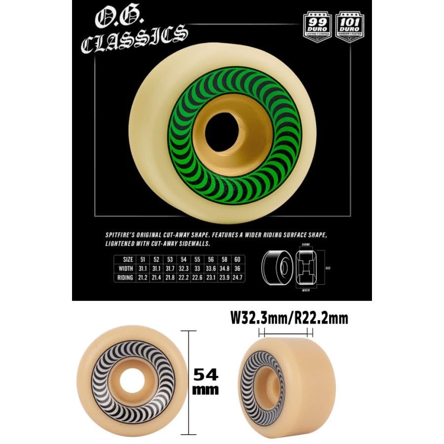 Amazon | SPITFIRE スピットファイヤー ウィール (F4) O.G CLASSIC